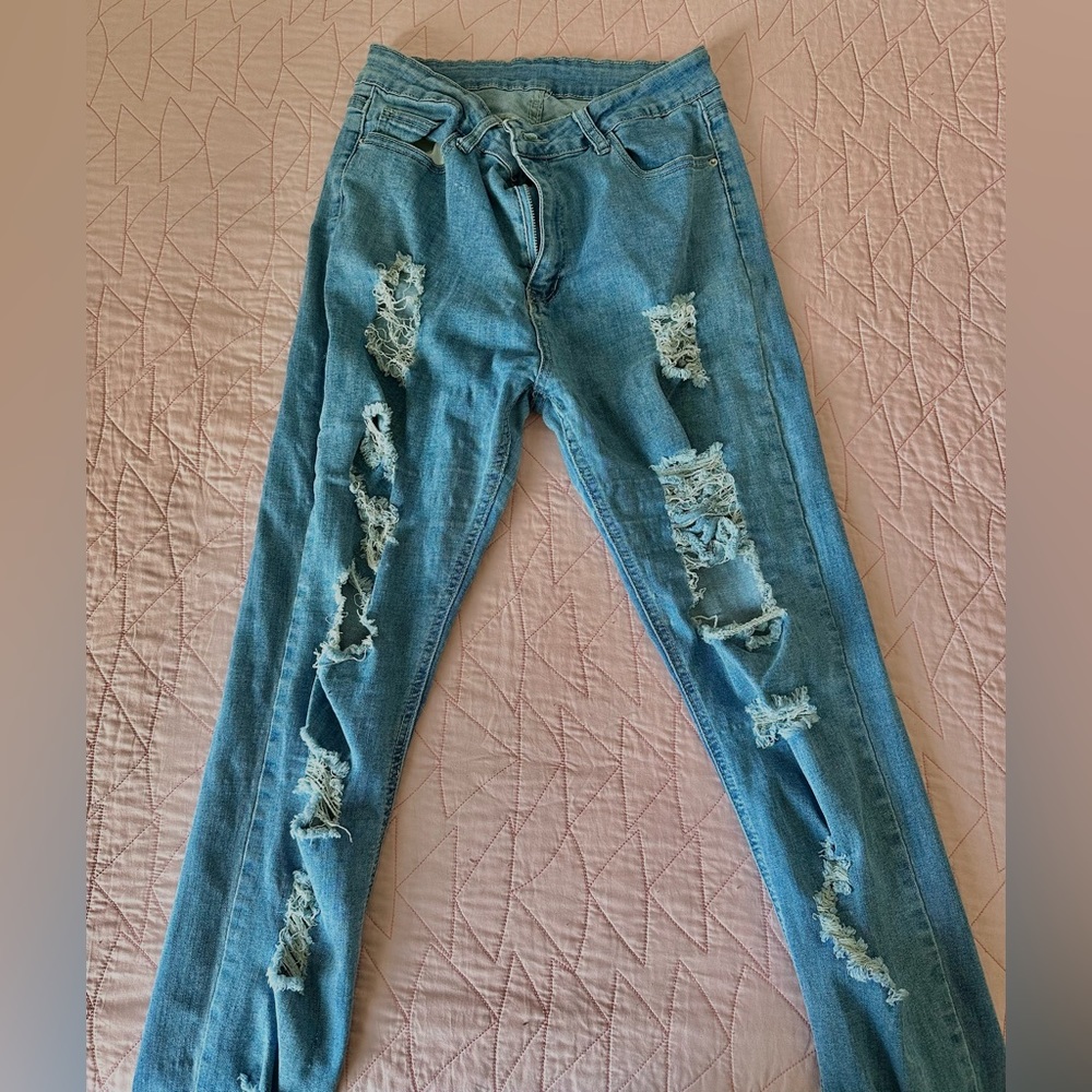 Skinny Ripped Jeans - Picture 2 of 6